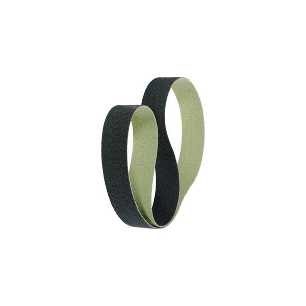 Fleece sanding belt, 75 mm W, 280 Grit, blue